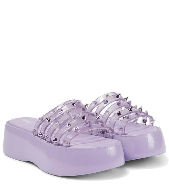Photo: Jean Paul Gaultier x Melissa Becky Punk platform slides