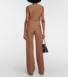 Stella McCartney High-rise wool wide-leg pants