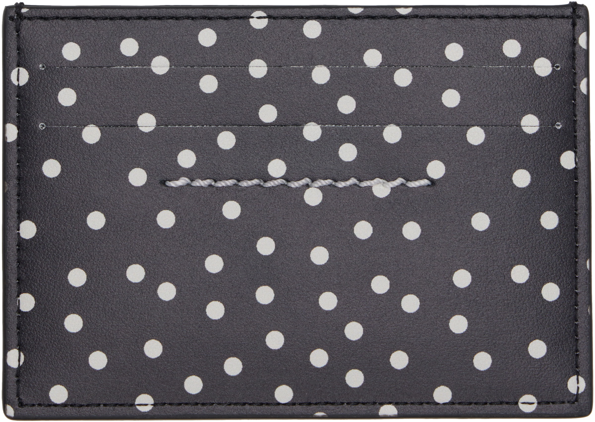 MM6 Maison Margiela Black & White Numeric Card Holder