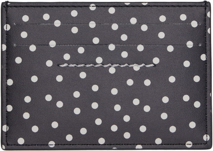 Photo: MM6 Maison Margiela Black & White Numeric Card Holder