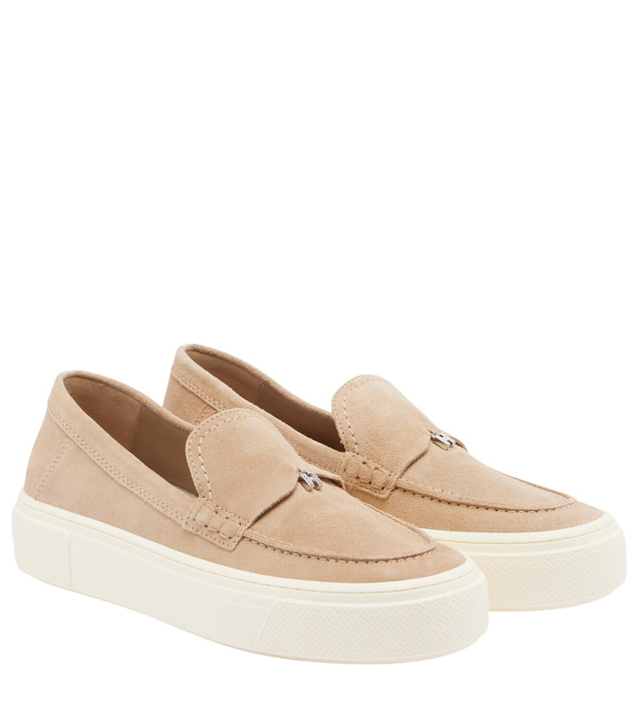 Photo: Hogan Crosswind suede loafers