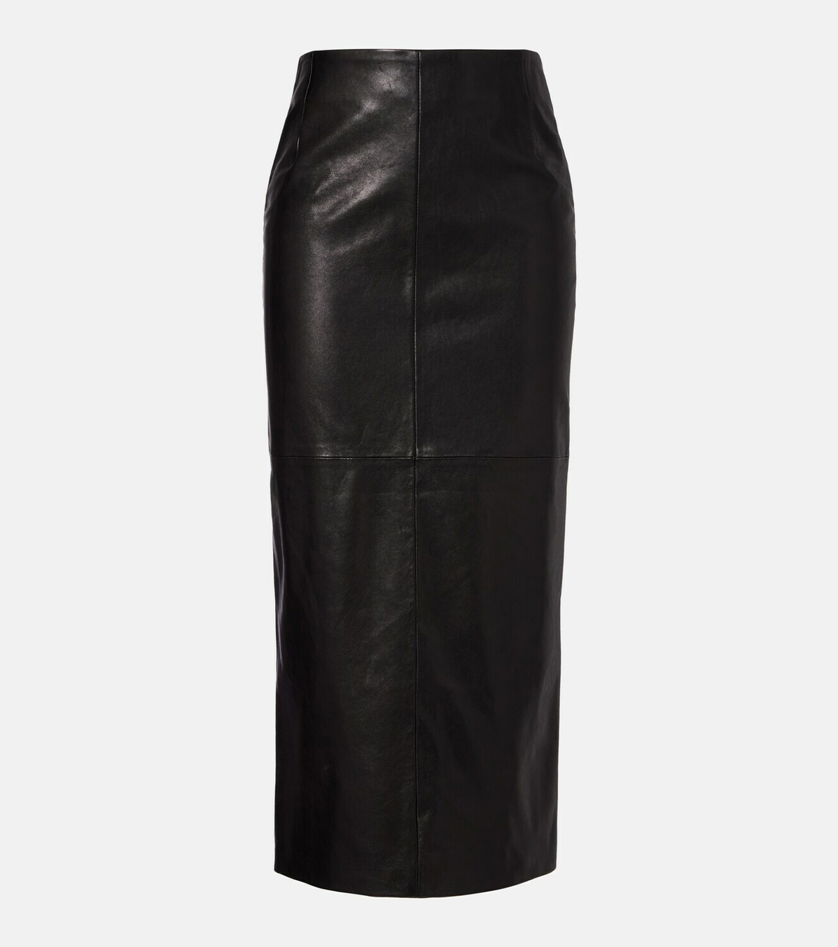 Nour Hammour Elisse leather pencil skirt