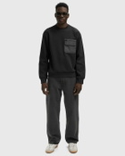 WOOLRICH BLACK LABEL - TECH FLEECE CREWNECK Black Mens Sweatshirt