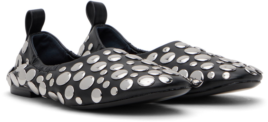 SIMONMILLER Black Studded Riad Ballerina Flats