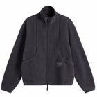 Pas Normal Studios Men's Off-Race Pile Fleece Jacket in Steel