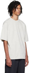 Jacquemus Gray Le Papier 'Le T-Shirt Crabe' T-Shirt