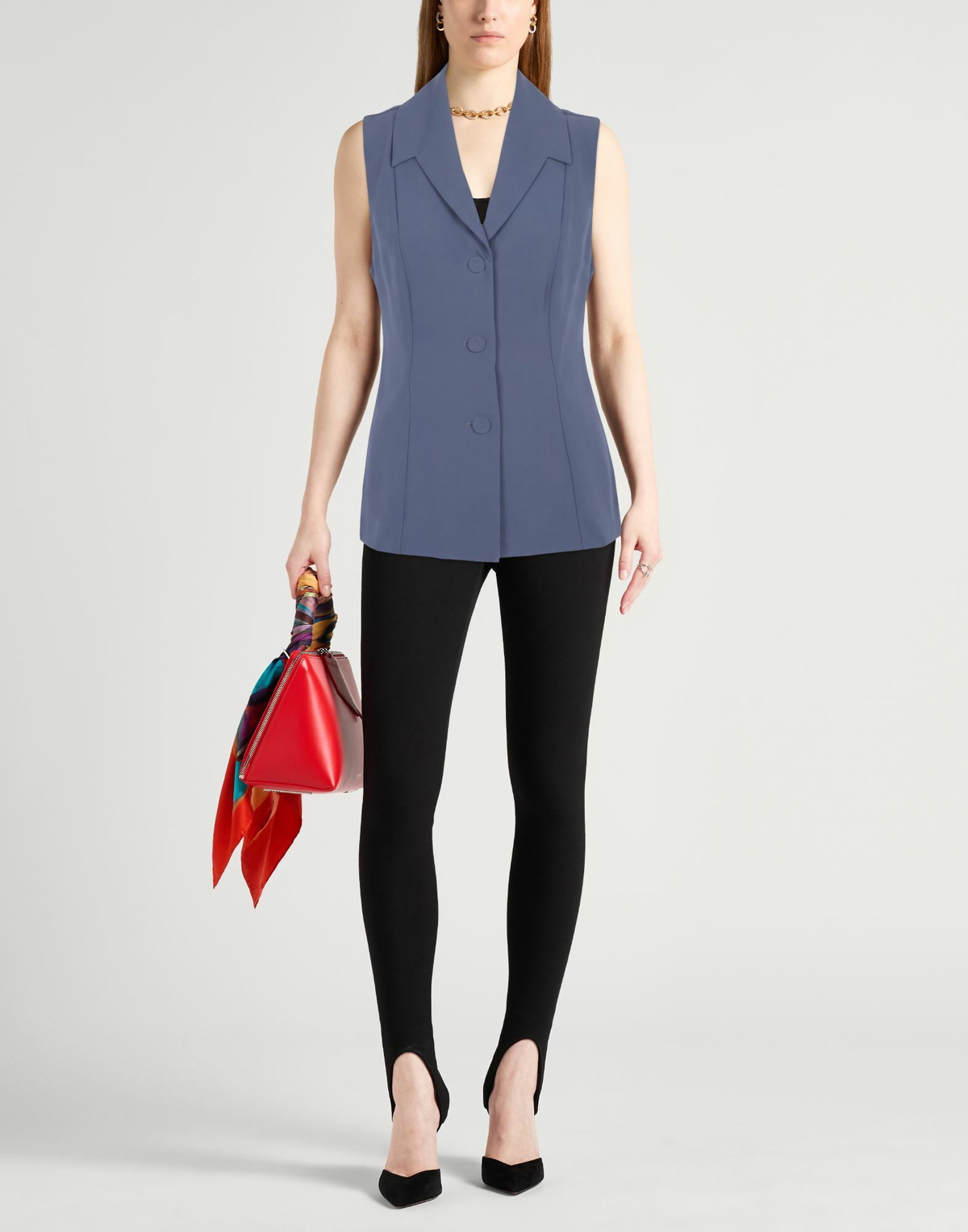 Chiara Boni La Petite Robe Womens Blazer in Purple