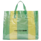 Comme des Garcons Shirt Green and Yellow PVC Picnic Tote