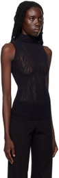 Wolford Black Snake Tank Top