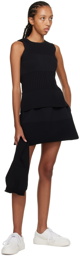 CFCL Black Milan Rib Miniskirt