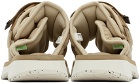 Suicoke Beige MOTO-Shell Sandals
