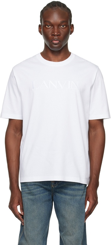 Photo: Lanvin White Oversized T-Shirt