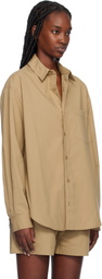 Matteau Tan Relaxed Shirt
