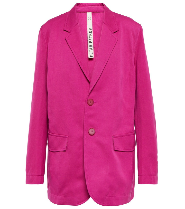 Photo: Petar Petrov Issa cotton-blend blazer