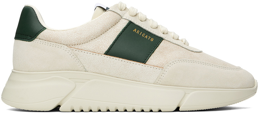 スニーカー Genesis Neo sneakers - Axel Arigato - Leather - Beige/Green Genesis Neo sneakers - Axel Arigato - Leather - Beige/Green