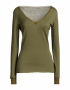 Majestic Filatures Womens Sweater Dark in Green