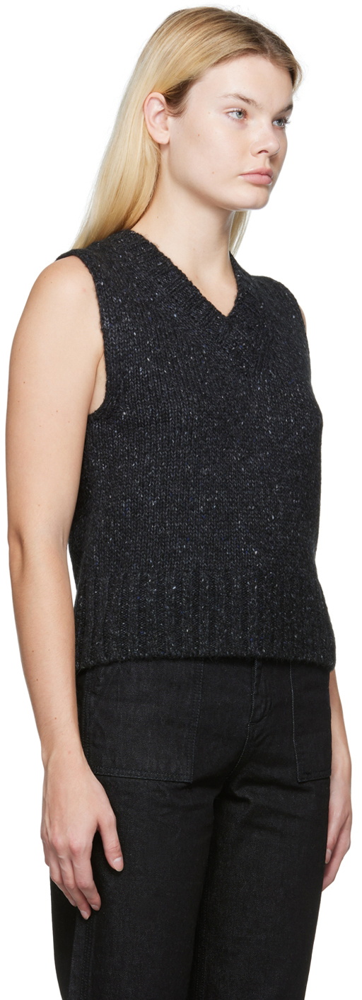 Nothing Written Black Tommy Bread Vest
