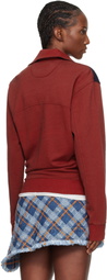Vivienne Westwood Red & Navy Alien Track Jacket