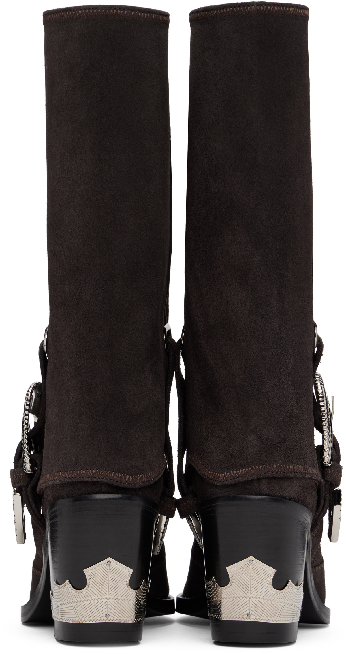 Toga Pulla SSENSE Exclusive Brown Western Style Boots