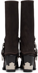 Toga Pulla SSENSE Exclusive Brown Western Style Boots