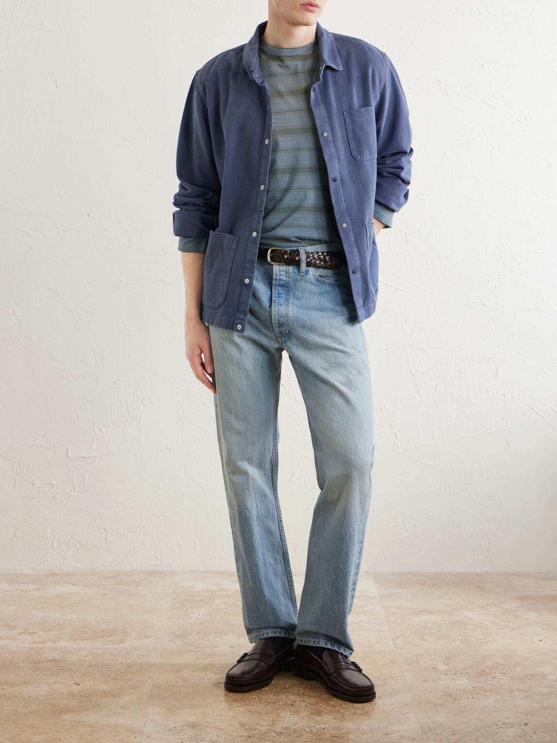 3sixteen - CS-100xv Straight-Leg Selvedge Jeans - Blue