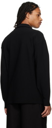 Birrot Black Point Collar Shirt