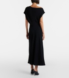 Vince Draped one-shoulder midi dress