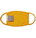 Off-White - Industrial Logo-Print Cotton Mask - Yellow