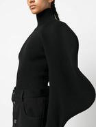 ALAÏA - Asymmetric Wool Blend Jumper