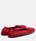 Magda Butrym Bow-detail leather ballet flats