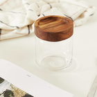 The Conran Shop Storage Stacking Jar in Teak