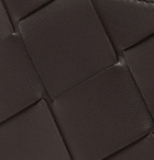 Bottega Veneta - Intrecciato Leather Billfold Wallet - Dark brown