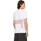 Comme des Garcons Shirt White Basquiat Edition Print T-Shirt