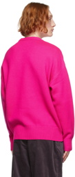 AMI Paris Pink Ami De Cœur Sweater