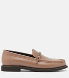 Brunello Cucinelli Monili leather loafers