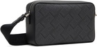 Ferragamo Black & Gray Crossbody Bag
