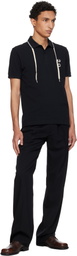 Craig Green Black Fred Perry Edition Drawcord Collar Polo
