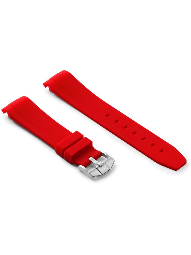 Photo: Horus Watch Straps - 20mm Rubber Integrated Watch Strap - Red