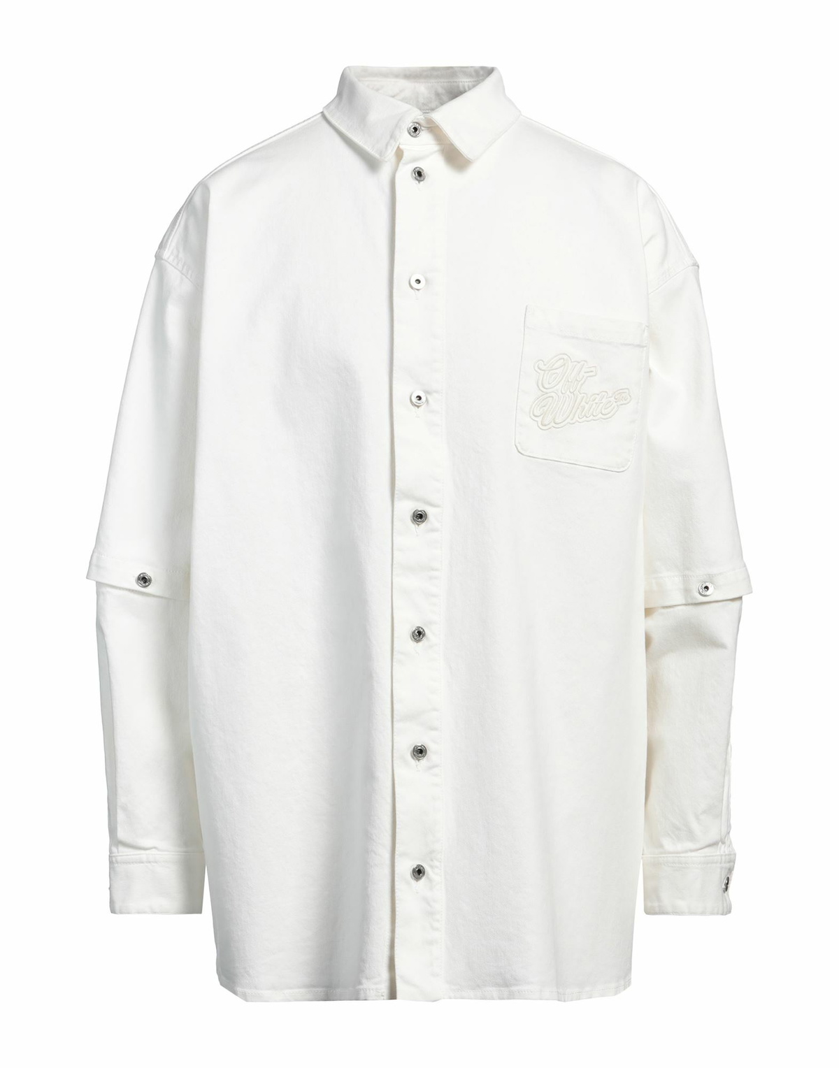 Off-white Mens Denim shirt in White