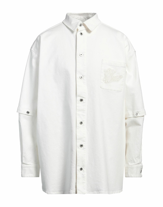 Photo: Off-white Mens Denim shirt in White