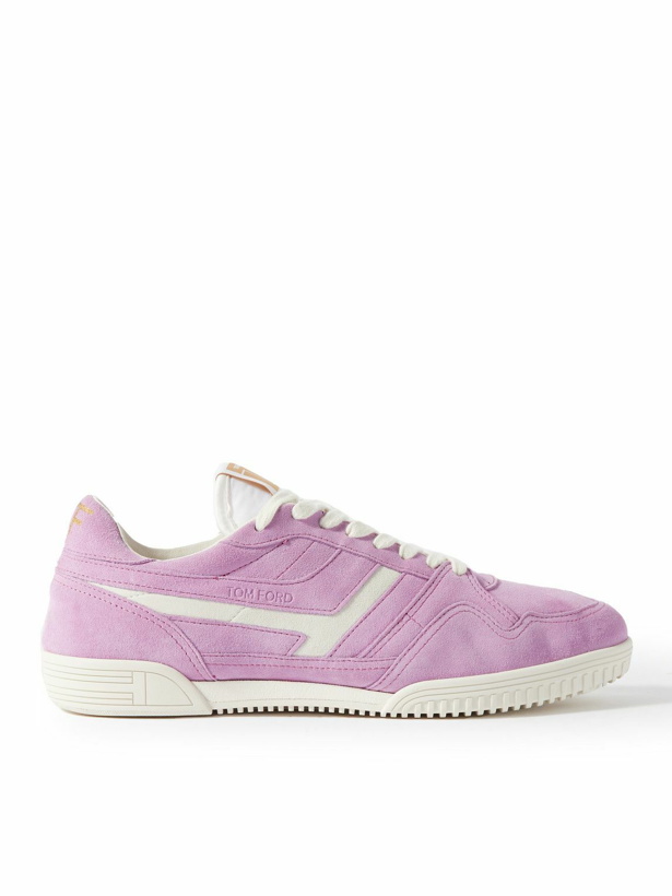 Photo: TOM FORD - Jackson Suede Sneakers - Purple