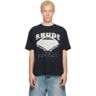 Rhude Black Dakar Convoy T-shirt