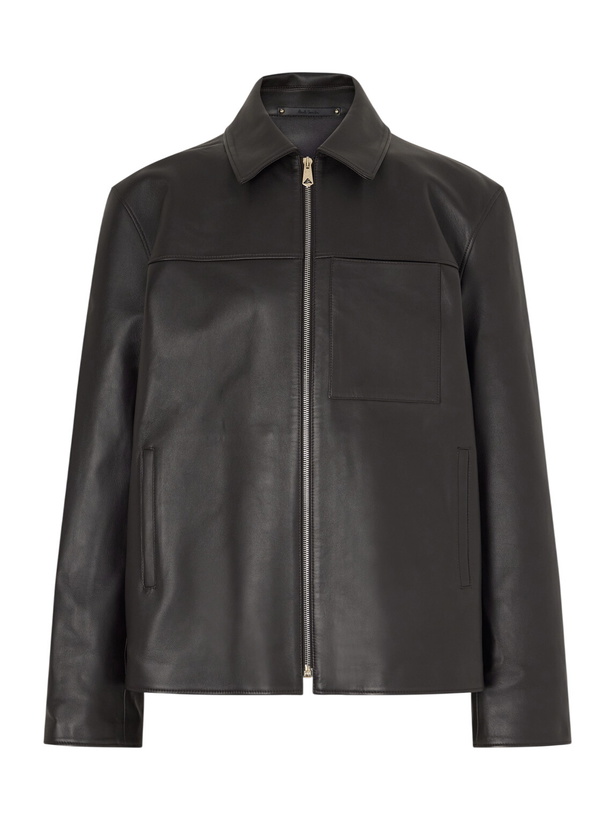 Photo: Paul Smith - Leather Jacket - Brown