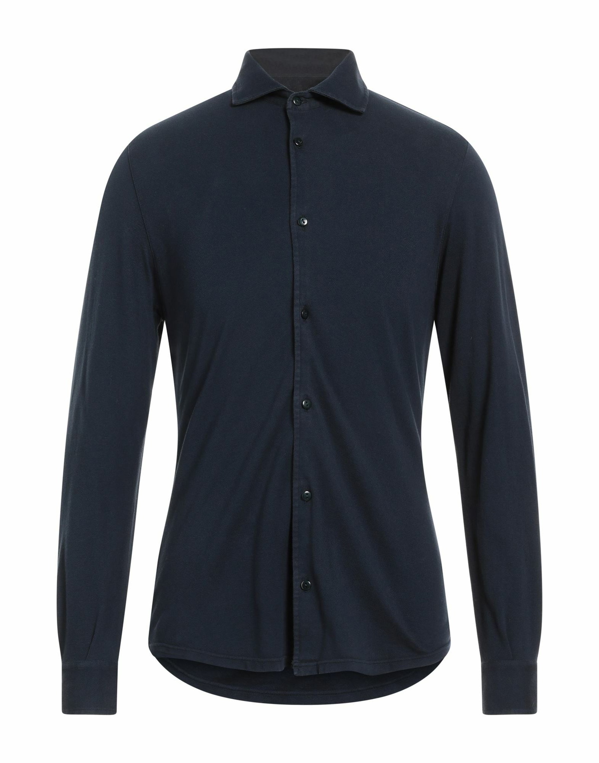 Fedeli Mens Shirt Midnight in Blue