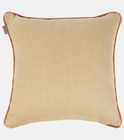 Etro Pegaso jacquard linen cushion