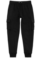 Moose Knuckles Hartsfield Cotton Cargo Sweatpants Black