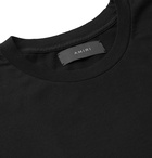 AMIRI - Logo-Print Cotton-Jersey T-Shirt - Black