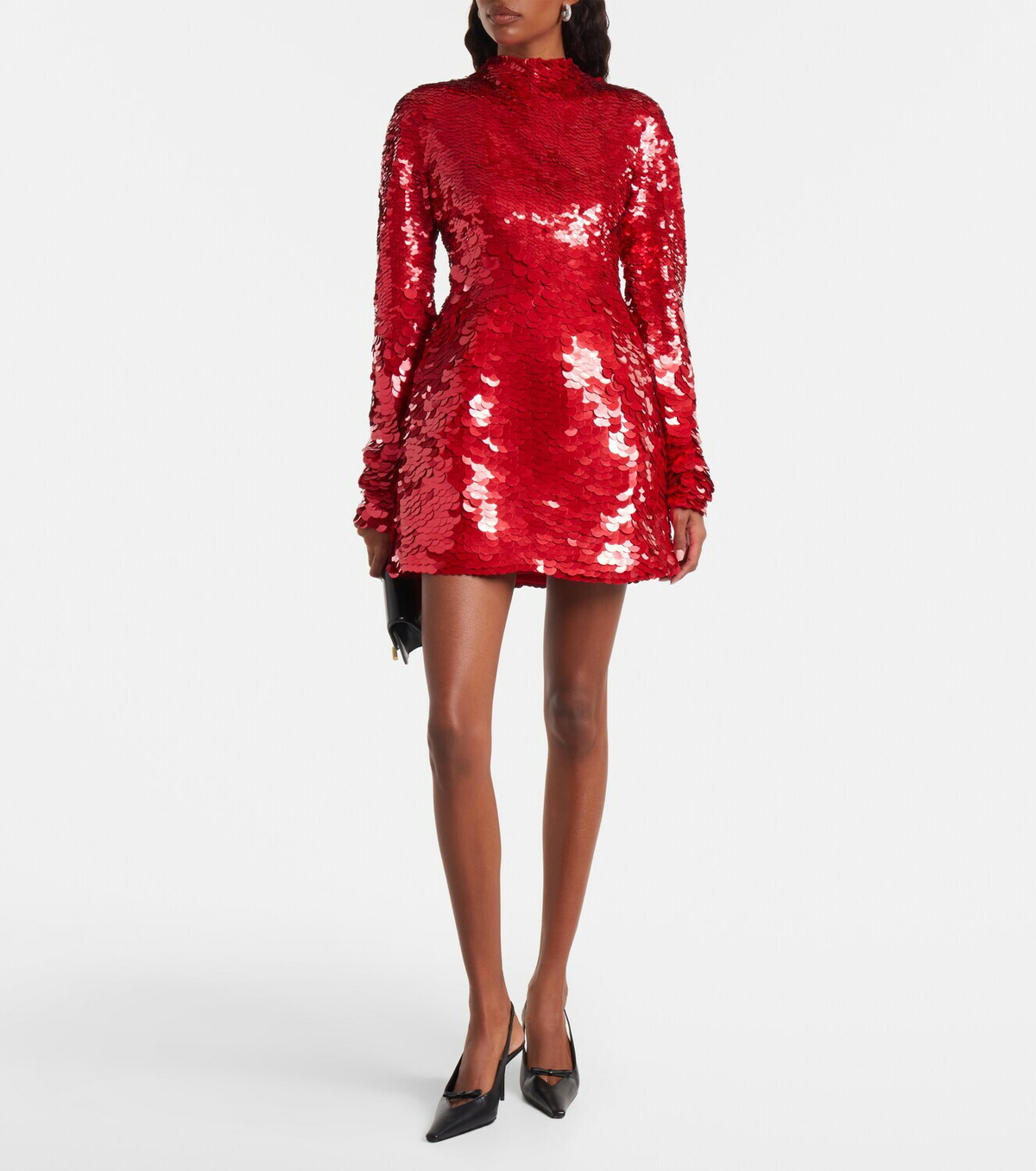 Sportmax Terfrite sequined jersey minidress
