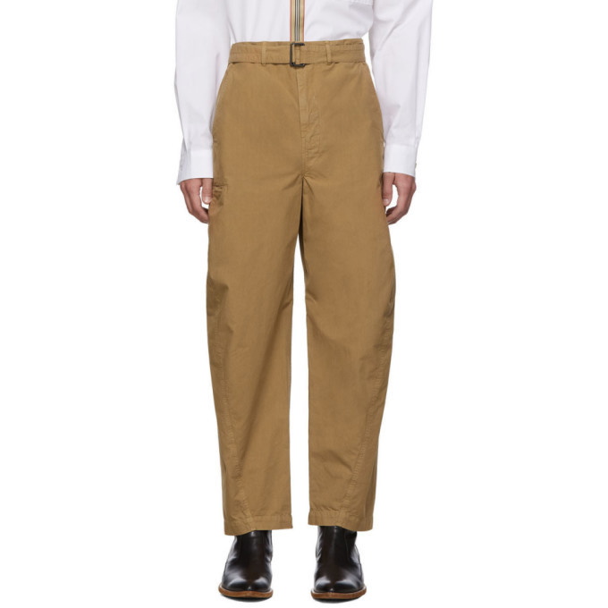 Photo: Lemaire Brown Twisted Trousers