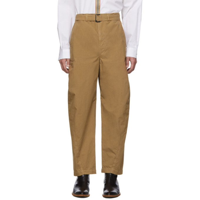 Photo: Lemaire Brown Twisted Trousers